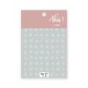 1pcs 5D Rhinestones Gold Silver Irregular Pattern Nail Sticker Simple Design Adhesive Slider Nail Art Decoration Decals Supplies
