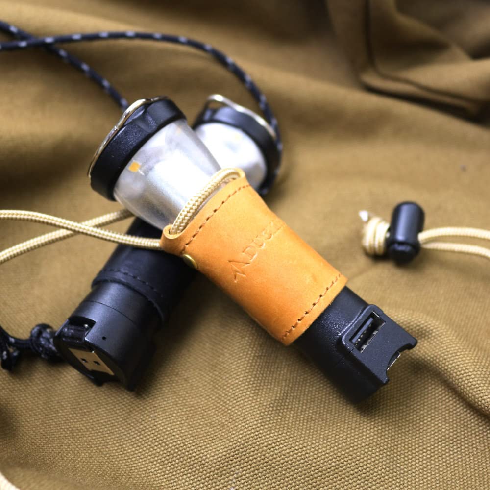 DUCKNOT MY ZERO Holder My Zero Holder Goal Zero Cover Accessory Made In Japan (Light BrownCowhide)