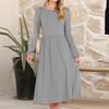 Women's Fashionable Loose Round Neck Dress