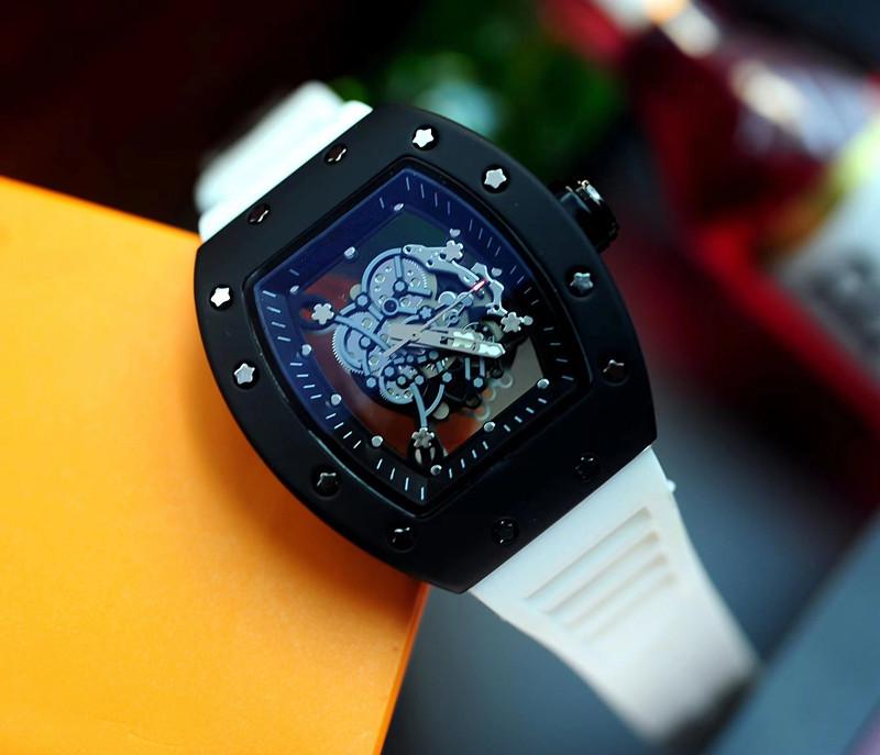 Wangr Unisex Transparent Hollow-out Wristwatch