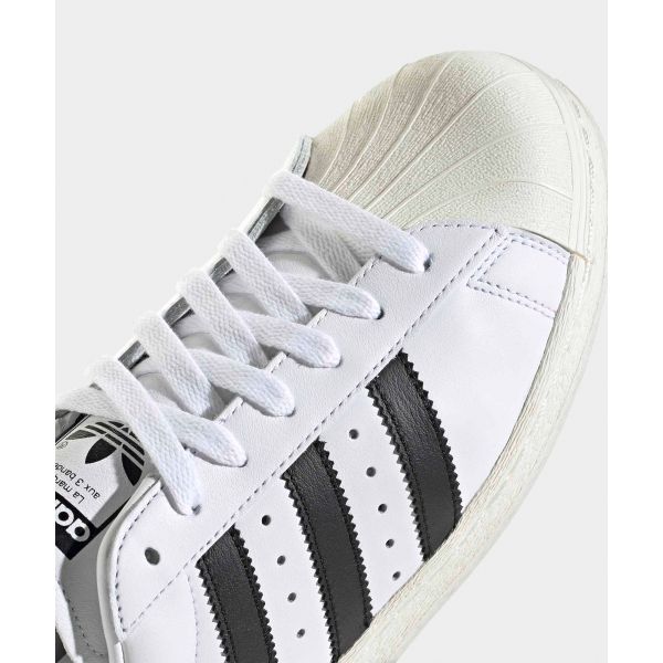 adidas Superstar 82 White Black Men Sneakers Cloud-White Core-Black Off-White JI2025