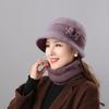 Winter Man Grandma Adds Velvet Warm Wool Hat In Mother Hat Girl Grandma Old Man Cotton Hat Fen