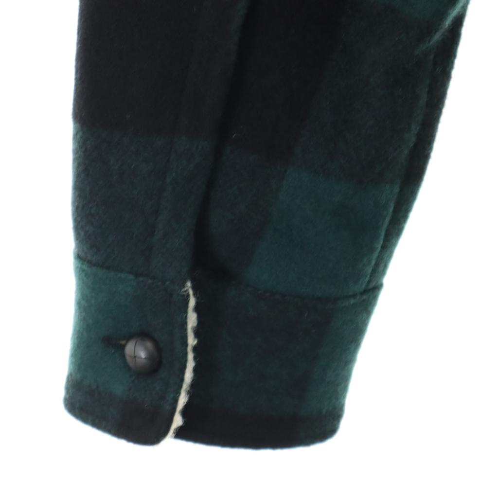 HYSTERIC WIND AND SEA Collaboration Check Pattern Boa Ranch Coat Men's Used