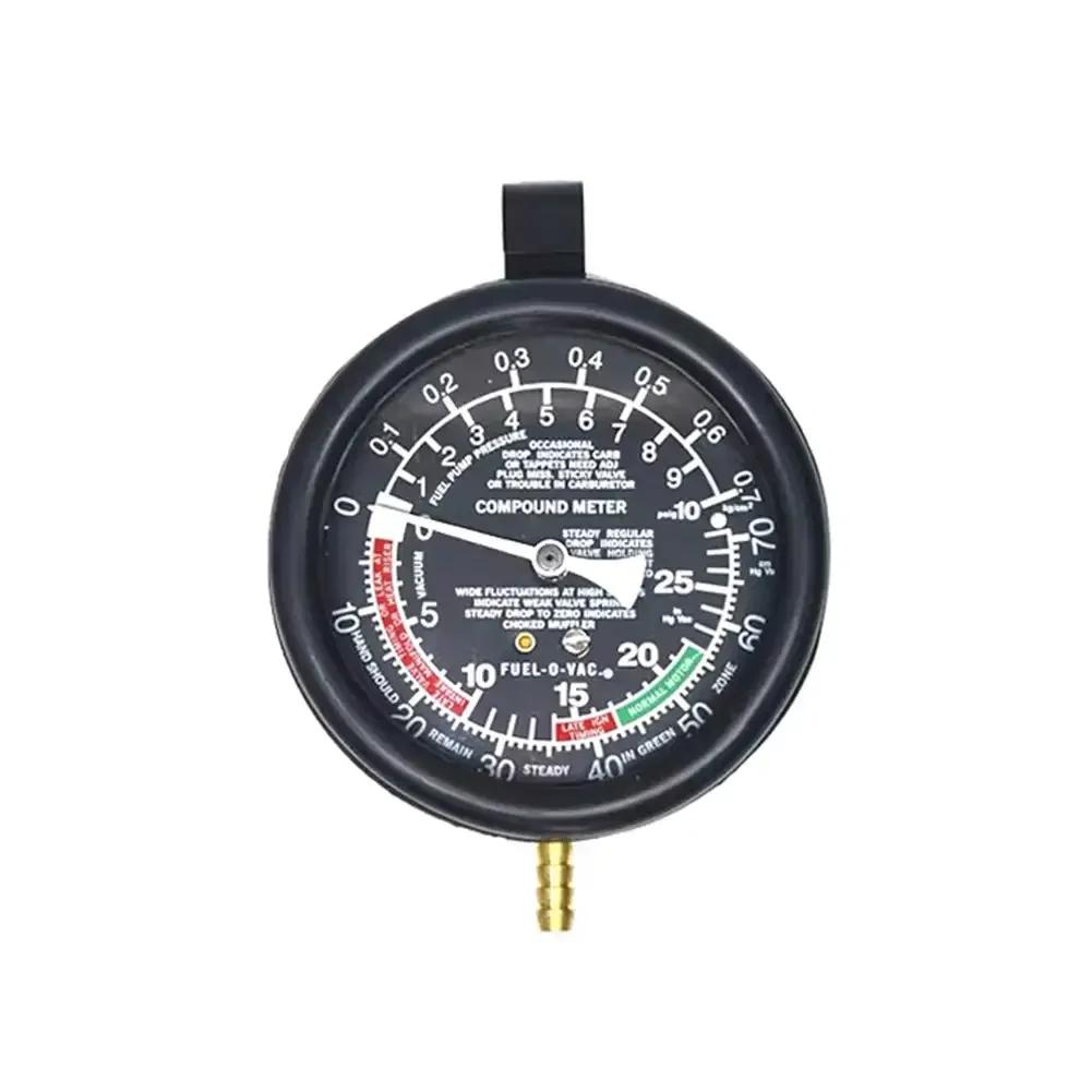 Engine Vacuum Pressure Tester Car Engine Vacuum Fuel Pump&Vacuum Tester Gauge Carburetor Pressure Diagnostics Leakage Tester