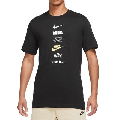 T Shirts Men's Black Crew Neck Moderate Straight Fit DZ2875-010
