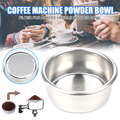 NEOUZA 54mm Portafilter Basket for Breville 870/875/878/880 Coffee Machines, Stainless Steel Bottomless Handle Filter