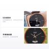 Casio STANDARD series 50M waterproof depth casual quartz movement leather strap Japanese and Korean watch men's watch black dial MTP-B100RL-1EVDF