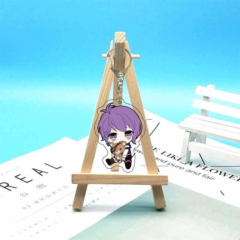 6cm Diabolik Lovers Anime Chaîne Acrylique Komori Yui Ririe Sakamaki Ayato Mukami Cosplay Chaînes Acryliques Pendentif Sac Décoration 6 cm white