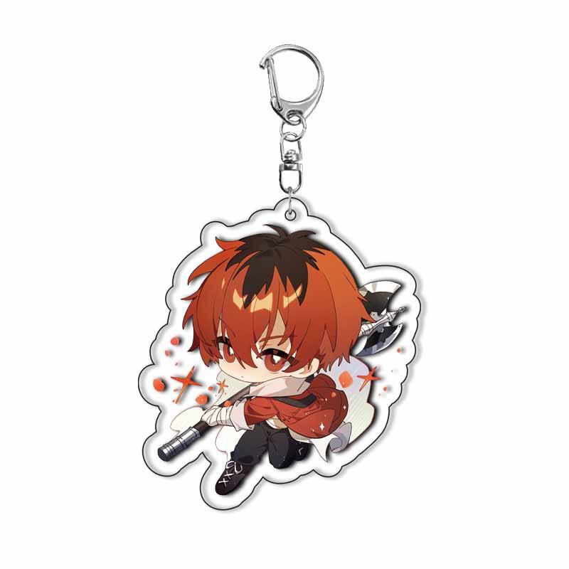 Anime Frieren Beyond Journey's End Himmel Fern Stark Cosplay Keychain Acrylic Keyring Pendant Key Chain Accessories