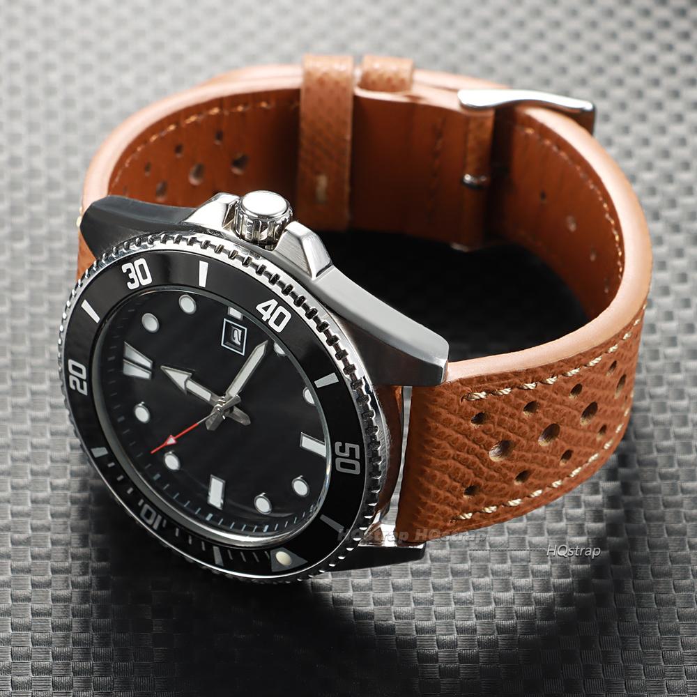 Vintage Pasek do zegarka ze skóry naturalnej Bransoletka z szybkim mocowaniem 18mm 19mm 20mm 22mm Męski Damski Uniwersalny Paski ze skóry bydlęcej Oddychający Pasek