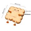 1pc Comfortable Cartoon Toast Seat Cushion Perfect Anti-Fatigue Pillow For Home & Office Seating