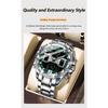 POEDAGAR Sports Luxury Man Wristwatch Dual Time Display Digital Week Date LED Luminous Men Watch Electronic Quartz Watches