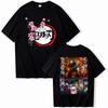 New Fashion Japanese Anime Demon Slayer Women's Men Cotton Printed T Shirt Harajuku O Neck Streetwear Unisex Tops for Fans Gift