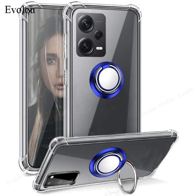 Чехол-держатель с магнитным кольцом для телефона Xiaomi POCO F5 Pro — фото 8