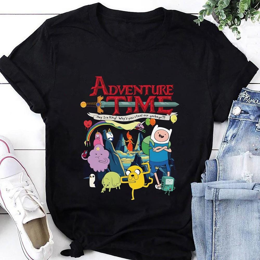 Adventure Time Cartoon T-Shirt Adventure Time Shirt Fan Gifts Adventure Time F Unisex T-Shirt Graphic Tee S