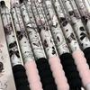 4PCS/Set Press Type Gel Pen Soft Grip Ballpoint Pen Quick Drying Signature Pen  Gift