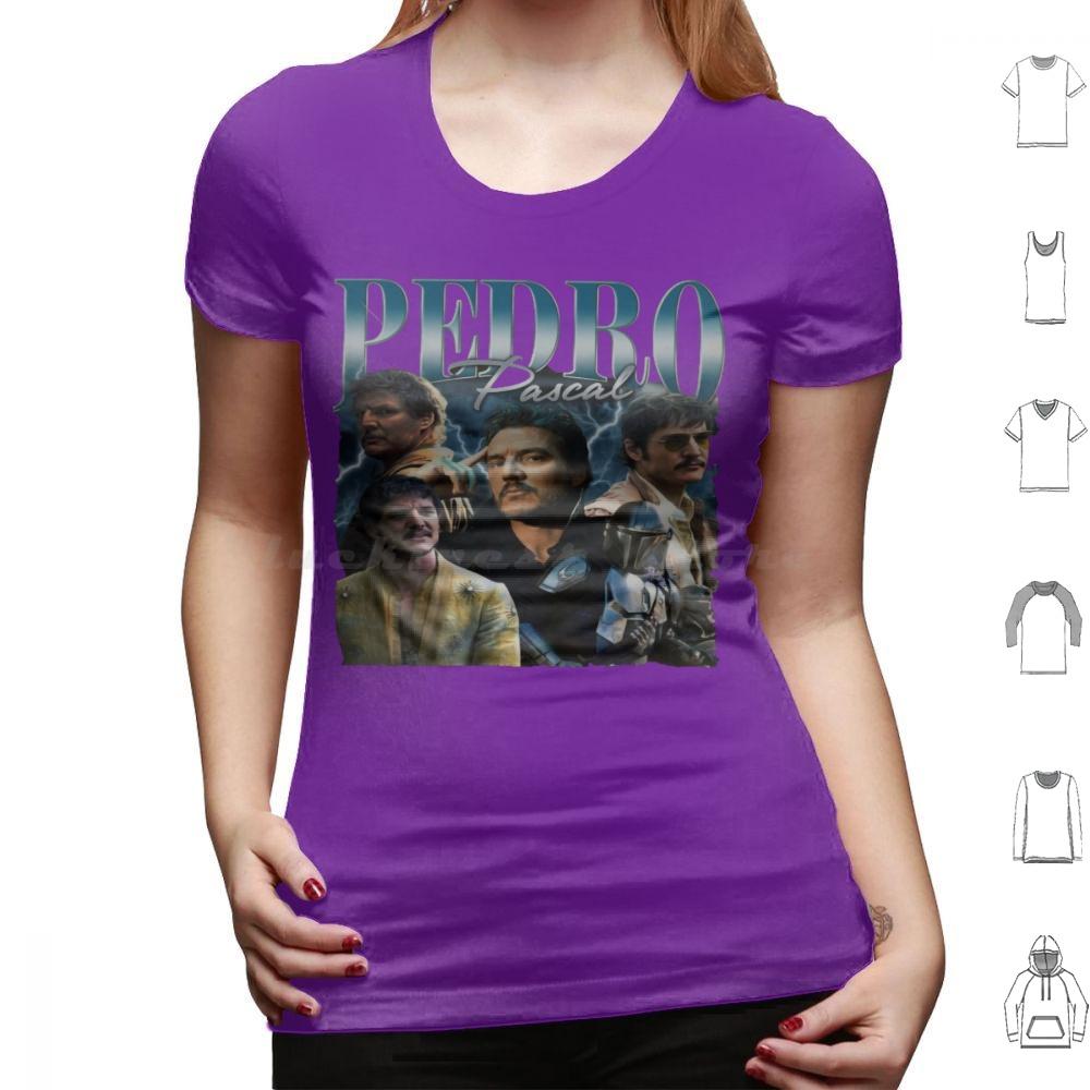 Pedro Pascal Daddy Pedro Pascal Meme I Love Timothee Chalamet Pedro Pascal Cursed Fan Collage T Shirt Cotton Men Women Diy