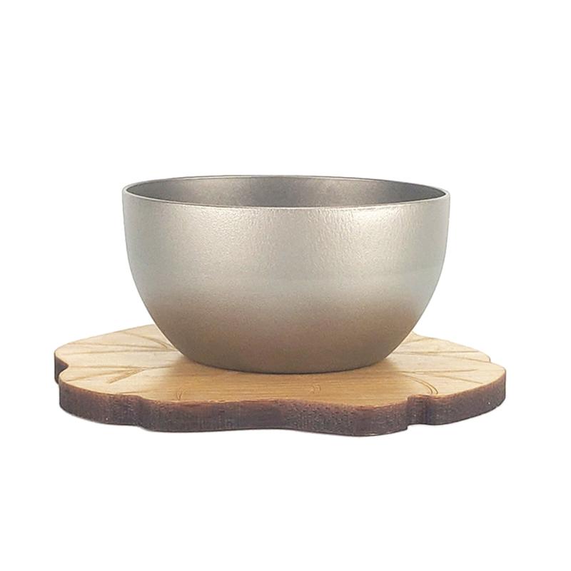 Lightweight for Titanium Cup Outdoor Camping Portable Coffee Cup Double Layer Te