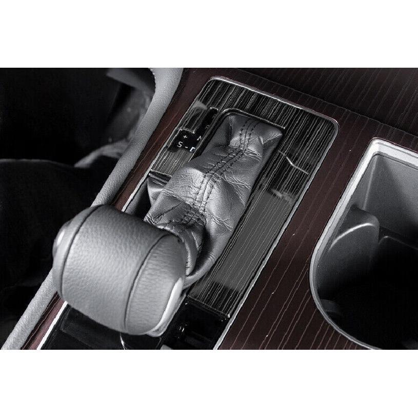 For Toyota Sienna 2021-2025 Black Titanium Center Console Gear Shift Panel Trim