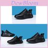 Lightning Black Casual Sneakers For Men With Thick Sole And Eva Insole Perfect For Running And Sports