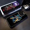 Yakuza Drachen Tattoo Handyhülle Für iPhone17,16,15,14,13,12,11 Plus,Pro Max Lila Matt Stoßfeste Hülle