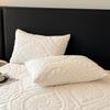 2026 European Style Jacquard Taffeta Fitted Sheet Winter Warm Soft Plush Mattress Protector with Deep Pockets Floral Queen Bed Sheets