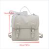 Cute College Style Bowknot Pu Backpack Handbag Lace Bow Ribbon Charm Shoulder Bag Sweet Trendy Women Girly Crossbody Bags Gifts