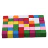 25-50pcs/Pack Montessori Colorful Wood Cube Blocks Bright Assemblage Block Early Educational Early Learning Toys Kids Children