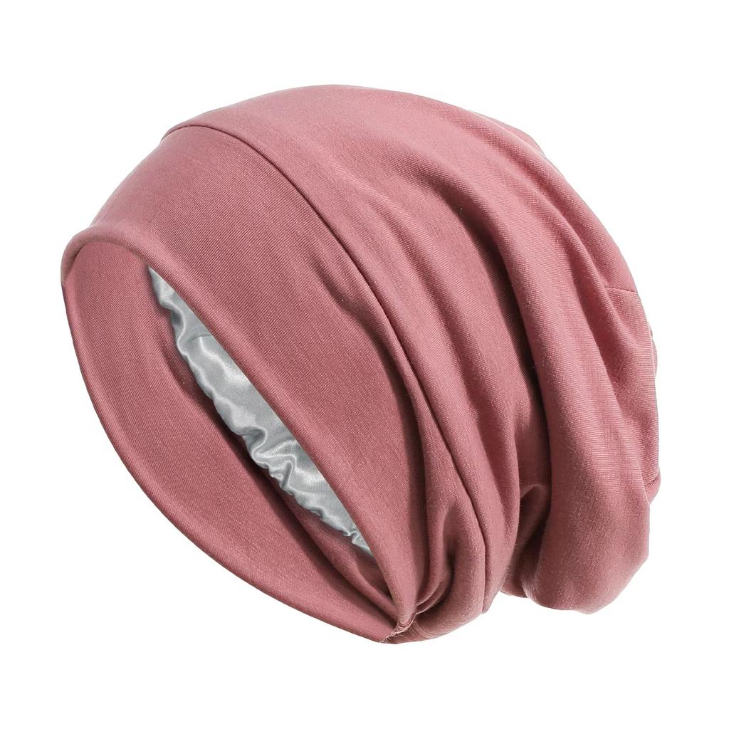 Female Soft Satin Lining Muslim Headscarf Hat Sleeping Hat Head Hair Loss Cap Arabic Indian Hat