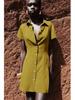 2025 Summer Women's Shirt-Style Commuting Mini Dress - European & American Design, Short-Sleeve.