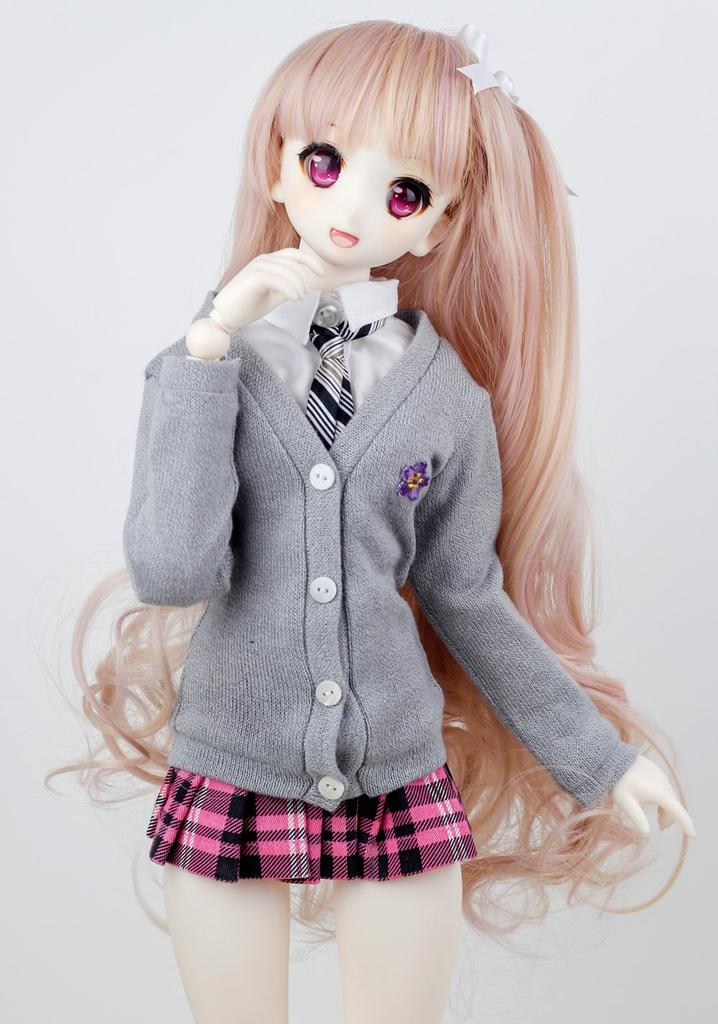 Linfairy Size Doll Figure BJD Wave Wig 1/3 Wig, Wig, (Fresh Pink)