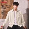 Baleno Men's Retro Oversized Long Sleeve Corduroy Shirt