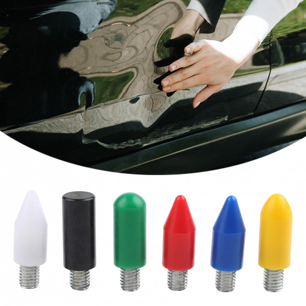 M8 Threaded Dent Repair Pen Tips 6 Piece Nylon Set for Automotive Body Repair