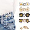 2/4Pcs Trouser Waist Tighteners Removable No-Sew No-Tool Jeans Button Pins Perfect for Baggy Jeans Size Adjustment & Repair