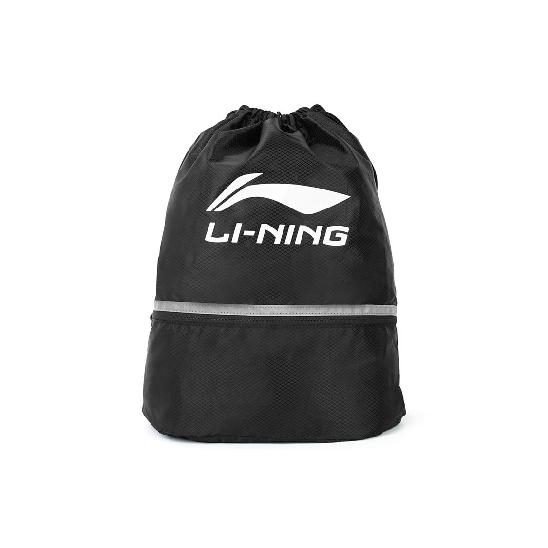 

Li-Ning Fashion Sports Casual Drawstring Pocket Unisex Backpack Black ABJQ038-2 Black