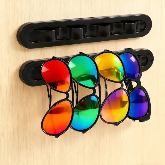 Wandhalterung Brillenhalter Selbstklebend Platzsparend Sonnenbrillen Organizer Displayständer Aufhänger Mehrfach-Brillen Aufbewahrungshalter
