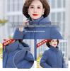 Stylish Short Down Jacket for Petite Middle-Aged & Elderly Women - Winter Warmth, Thick, White Duck Down
