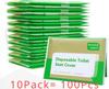100PCS Disposable Toilet Seat Cover Portable Travel Camping Hotel Bathroom Degradable Waterproof Toilet Mat Accessories