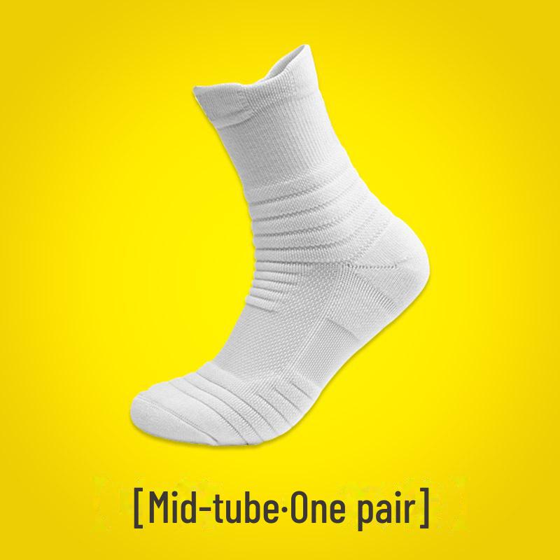 Чоловічі дихаючі нековзні спортивні баскетбольні шкарпетки - короткі/середні/високі, з товстим/тонким махровим низом, стійкі до запаху