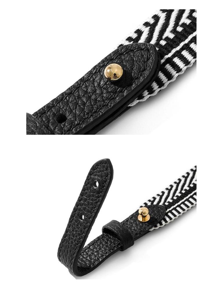 Applicable Evelyn Shoulder Strap: No Buckle Canvas Bag Strap Replacement