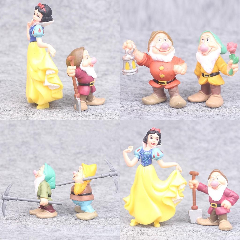 Schattige Sneeuwwitje en de Zeven Dwergen Actiefiguren Ideaal Voor Cadeau-ideeën voor Kinderen