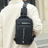 Men's dual-purpose crossbody and shoulder bag, multi-functial casual and versatile single-shoulder handbag, chest bag