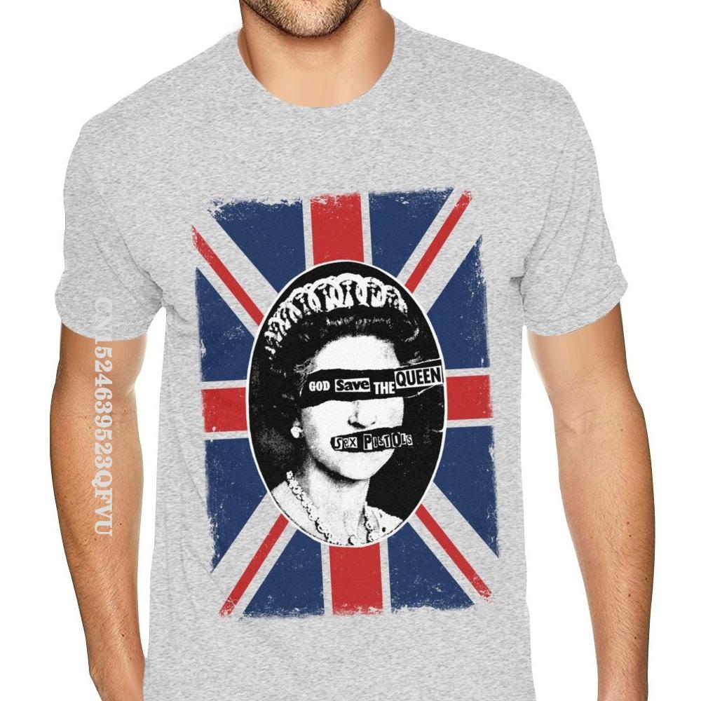 Sex Pistols Tee God Save The Queen Cotton Boys Make Your Own Top T-shirts Normal Brand Mens Tops T Shirt Normal Cotton
