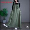 Denim Suspender Skirt For Women With High Waist And Flared Design For Spring Casual Wear