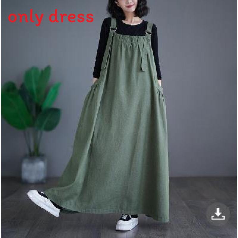 Denim Suspender Skirt For Women With High Waist And Flared Design For Spring Casual Wear