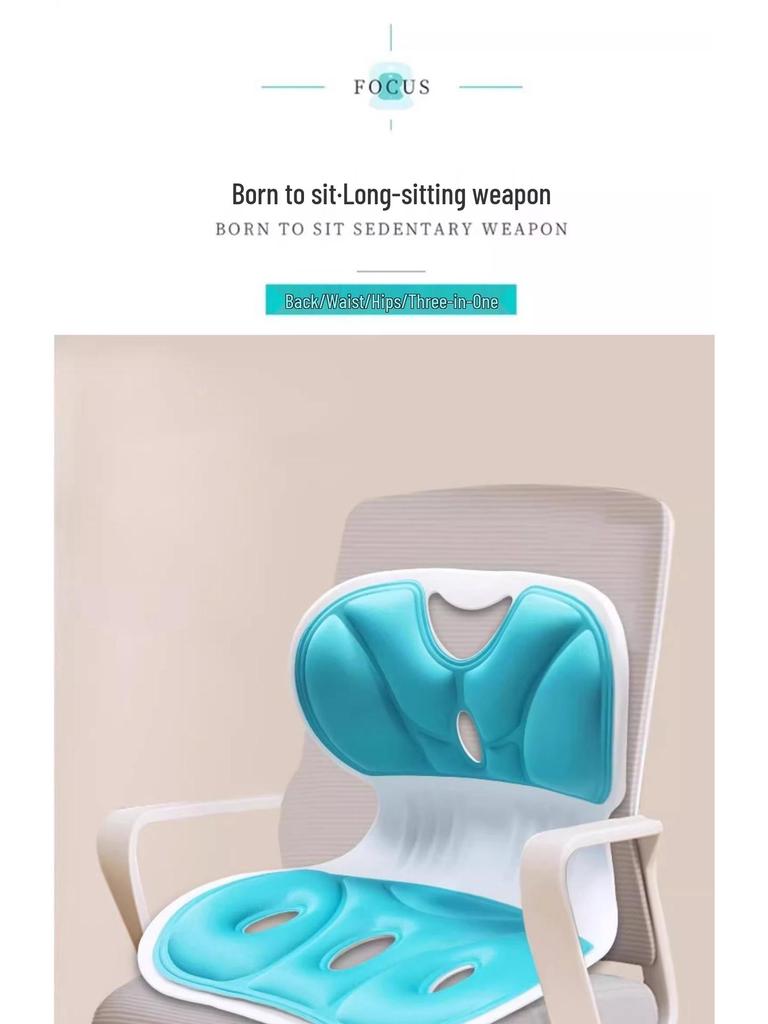 Ergonomisches Lendenstützkissen für längeren Sitzkomfort