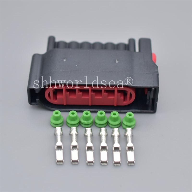 1Sets 6 Pin 4M51-9F836-BK Auto Accelerator Pedal Car Connector For Volvo For  Ford 1.6TDCI Accelerator Throttle Car 4M5T-14A464