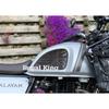 Union Jack "Black Leather Tank Pad" For For Royal Enfield Himalayan & Scram 411