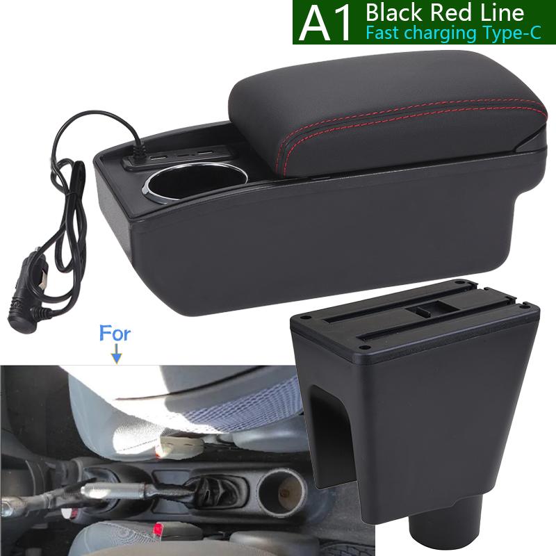 For Chevrolet Spark Armrest Box For Chevrolet Spark 3 III Aveo T200 Car Armrest Storage Box Cup Holder Retrofit Car Accessories
