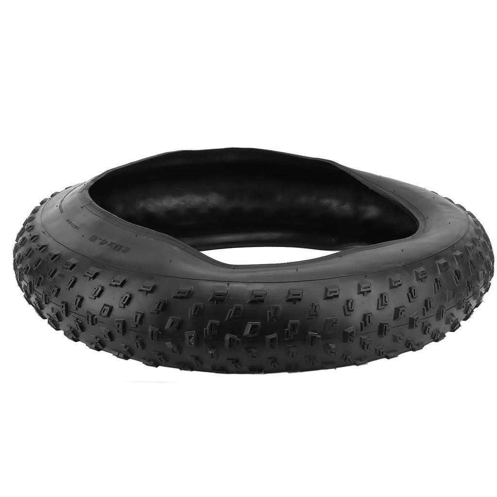 Pneumatico per Bicicletta 20x4 Pollici Pneumatici per Bici Pieghevole per Motoslitta Gomma Pieghevole Pneumatico di Ricambio per Bicicletta Nero